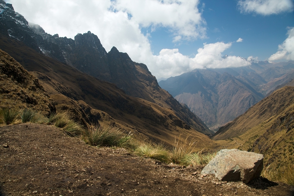 At 4215 meters, Dead Woman’s Pass is the highest point on the Inca Trail to Machu Picchu. Trekkers reach Dead Woman’s Pass on the second day of the trek, at the end of a steep ascent.