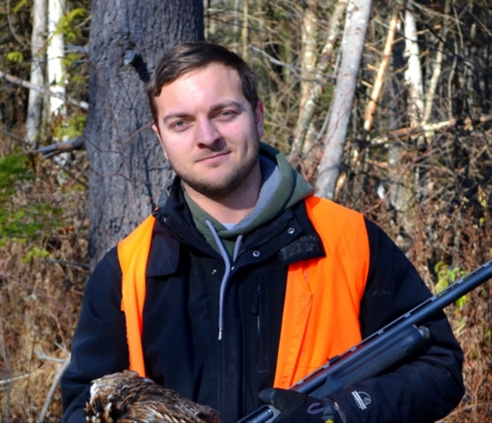 A shot of the author while out gathering ingredients
