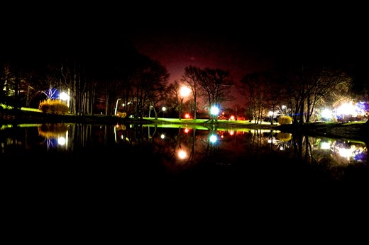 Lights and reflection.