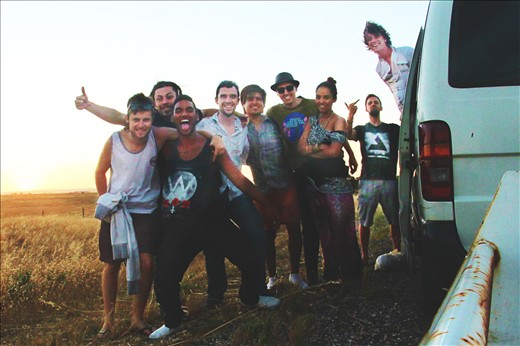 A sunset finish on our way back home.