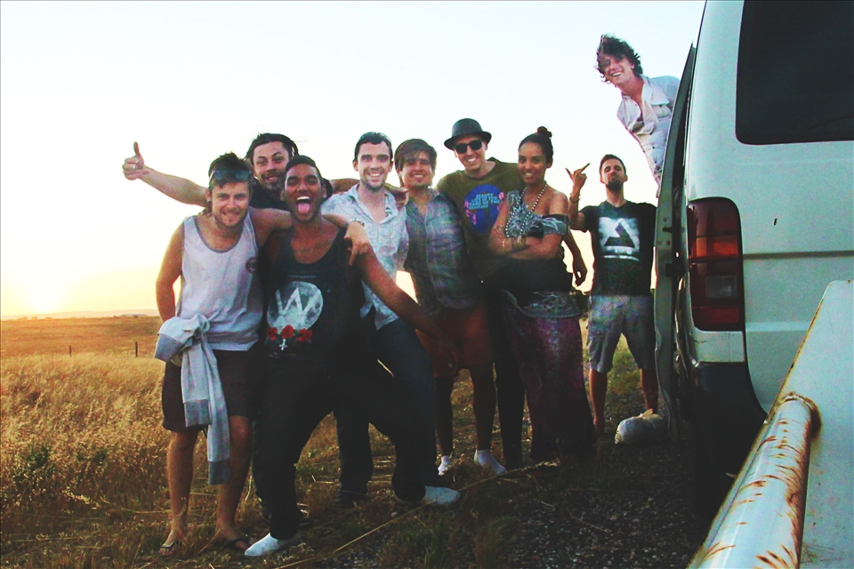 A sunset finish on our way back home.