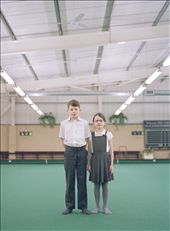 These two members, aged 5 and 7 were introduced to bowls at their primary school. A portrait of Acle Indoor Bowls Club. Shot on Mamiya 645, with the aid of natural lighting and a tripod. : by williamfpitt, Views[368]