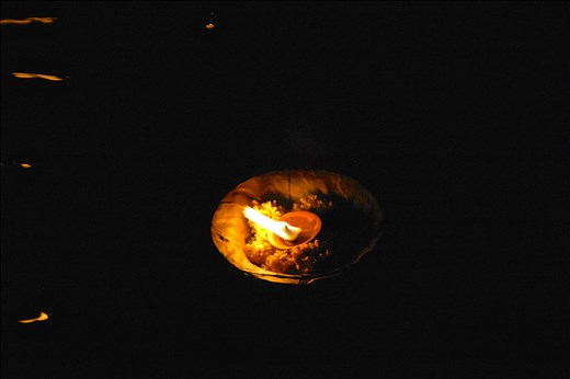 A sacred diya floats past our boat. Varanasi is one of the most important places in the worship of Diwali because it is located where the Ganga turns north (flows backwards in Hindu tradition). Candles and lights are put out to welcome the Gods out of the darkness. It was near to impossible to capture this shot because we were on a powerboat zooming past, but I was extremely happy to get this picture because it is such a critical part of the celebration. The diyas represent parts of sun, the cosmic giver of light and energy to all life.  
