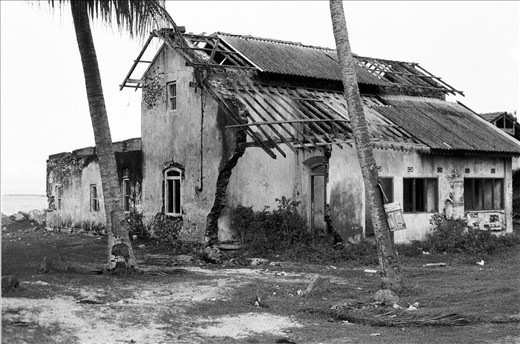 At Srinigama the abandoned wreckage stands as a haunting reminder.
