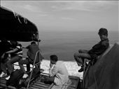 Some passengers were enjoying the sea on the ship: by wirakarmayudha, Views[310]