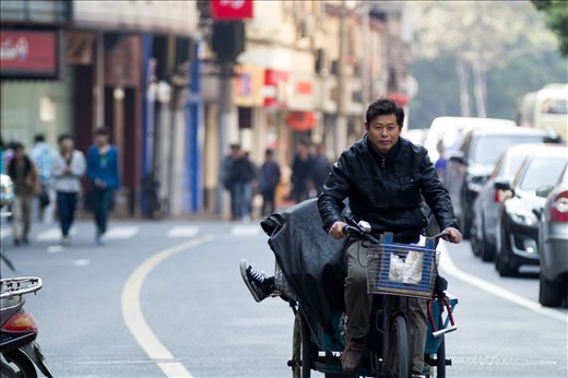 3 wheels, 2 eyes, 1 foot.