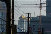 Golden top lost in the grey urban lines of Shanghai.: by wiremuvision, Views[270]