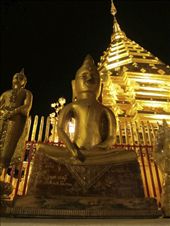 The Enlightened One illuminated at night (Wat Phrathat Doi Suthep, Chiang Mai).: by wisdomsearcher, Views[163]
