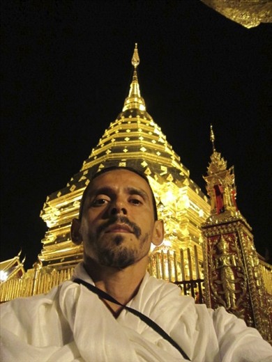 The photographer illuminated....enlightened?