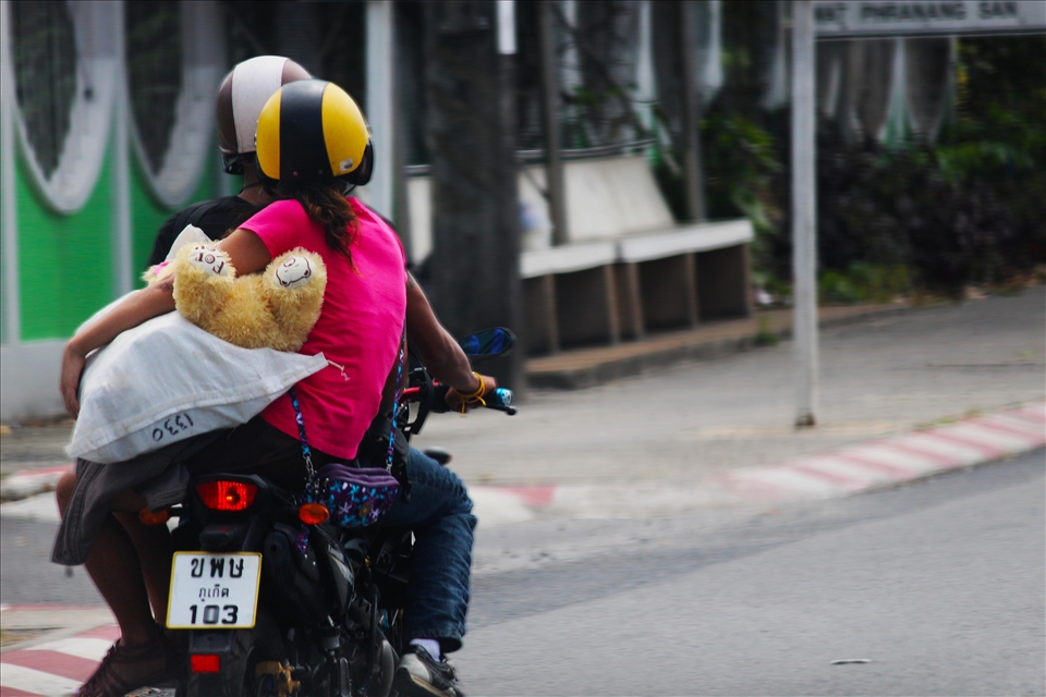 My job is to protect. 

Along side all jobs, a father protecting his children and family is a very important job. This photo touched me and inspired me to achieve the best I can. The way she holds onto him and her teddy I found beautiful. 