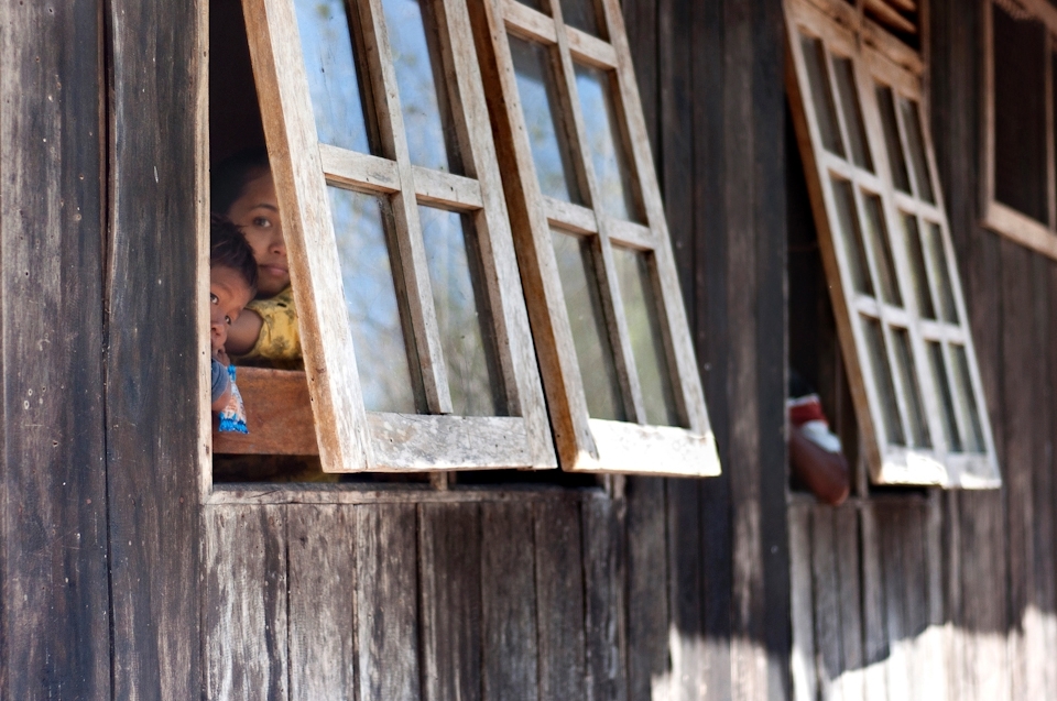 The only people on the Komodo Island are the rangers that look after the dragons. The few tourists rise the curiosity of their families, as they represent that western world they can only imagine.