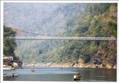 Jaflong, Sylhet 2013.Dawki  Suspension Bridge India.  Meghalaya
Dawki Bridge, is a suspension bridge over the Umngot river. It was constructed in 1932 by the Britishers.: by world_nomads_adventures, Views[2110]