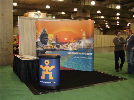 Our home for the weekend, the stand at Jacob K Javits Center. That place is huge!