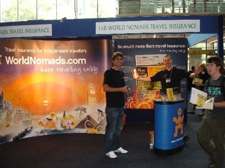 Phil & Rob manning the stand at the Backpacker expo 2007