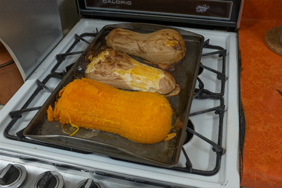 The roasted butternut squash (my preferred choice after the original pumpkin) 