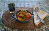 Moroccan Fish Tagine served with Mint Tea: by worldnomadsscholarship, Views[568]