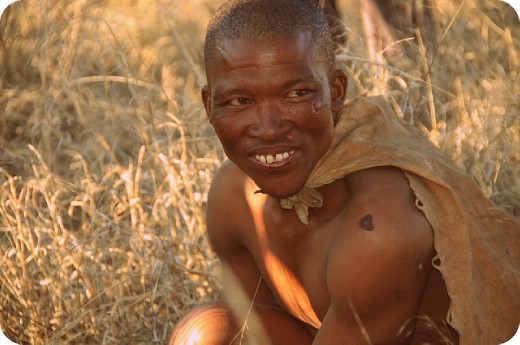He taught a group of us how to make fire by rubbing two sticks together.