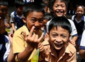 Indonesia, Bali, Ubud. November 2012.
9 years-old boys during their english class' break.: by worldwidetrip, Views[535]