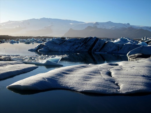 Iceland. September 2012.
I loved so much that blue monochrome landscape. I could never get tired to observe it! It was so facsinating to watch, but so fritghning to see how fast they are melting. It the concrete scenery of climate change...
