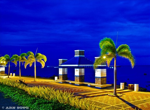 Blue in the night beach THUNDERBIRD RESORTS, SAN FERNANDO, LA UNION