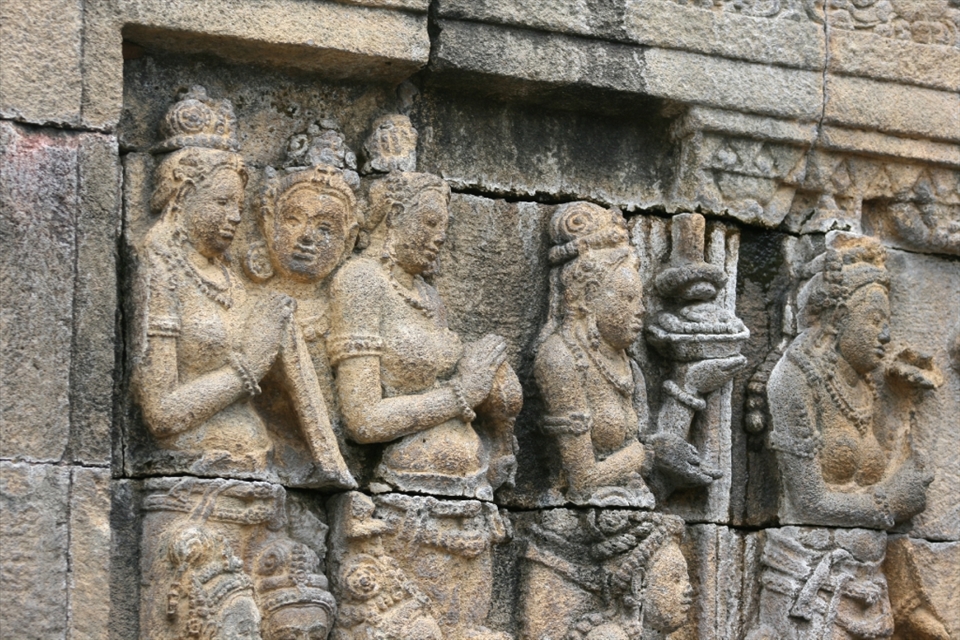 The Relief

The part of relief in Borobudur wall. The relief exist in every corner of the wall. (Borobudur temple, Magelang, Central Java)