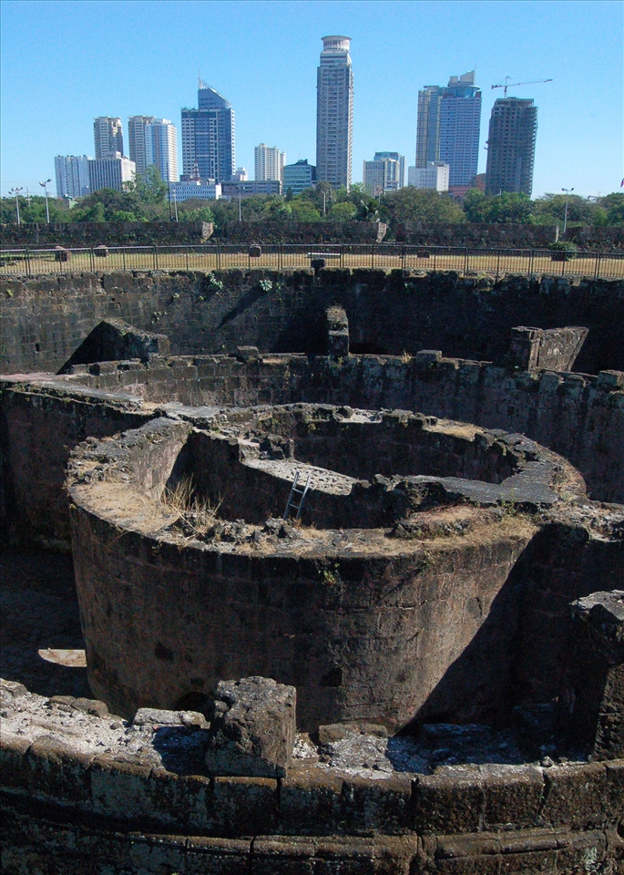 Then came civilization, upon civilization. (Intramuros, Manila, Philippines)