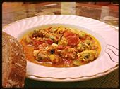 Saganaki Mussels: by yordankam, Views[491]