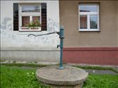 An old water pump sits outside a simple and happy home in Prague. : by youngy, Views[248]