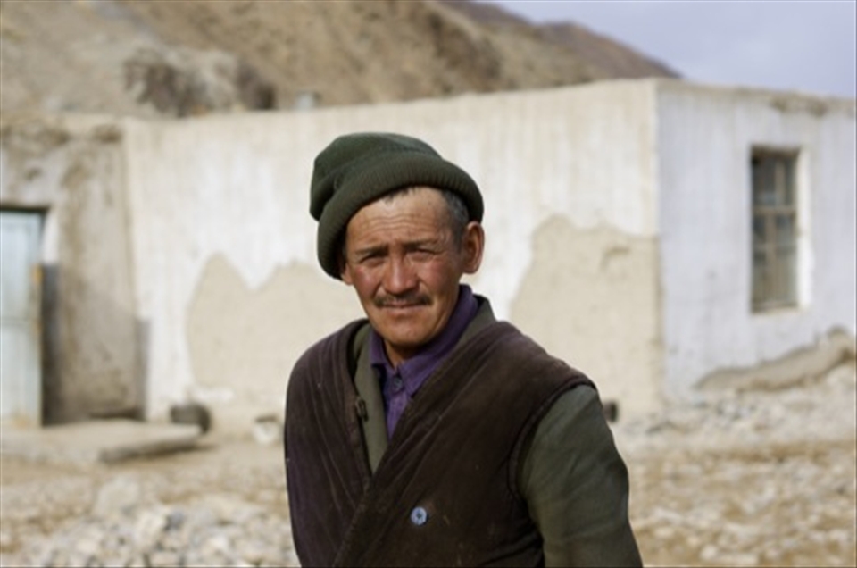 A Kyrgyz shepherd near Murghab, Pamir