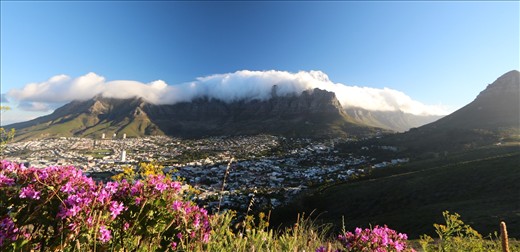 Table Mountain from Signal Hill.