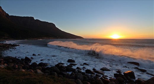 Sunset between Llandudno and Camps Bay.
