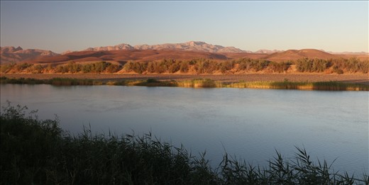 Morning view from my little cabin, Norotshama.