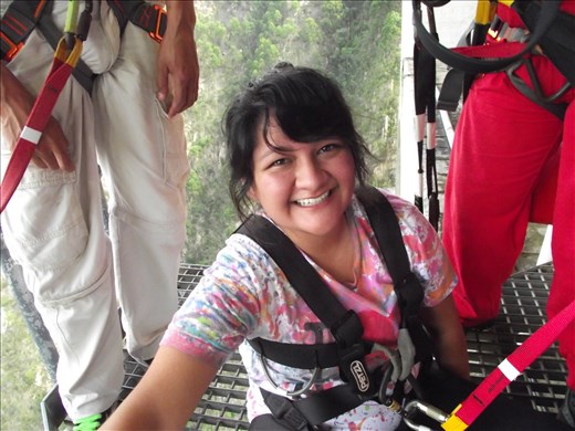 Look at that! I survived! And the terror has escaped my face and been replaced with joy