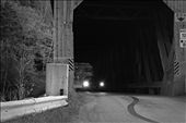 To cross a big stream out in the middle of the country  just outside of Hampton, New Brunswick, you must take numerous covered bridges. It's so relaxing out there, no a bit of traffic to stress you out. Just the roads and the views.: by zachhachey, Views[610]