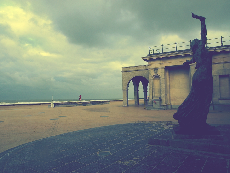 On the Promenade in Oostende there is a stunning view. 
