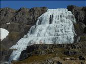 The small group of the volunteers in front of the waterfall Dynjandi.: by zajo1987, Views[275]
