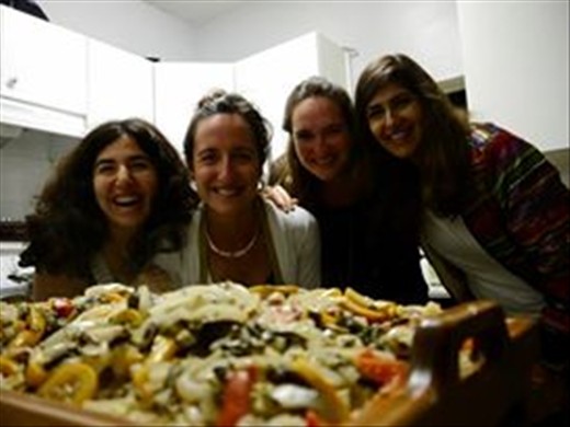 My amazing friends in Vancouver getting ready to eat 