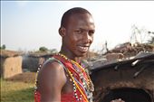 Captured a candid shot of our guide while showing us around his village: by zawadiungadi, Views[278]