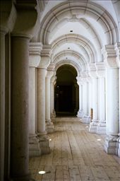 Hallways dominate the vast spaces in Neuschwanstein Castle.: by zazen, Views[835]