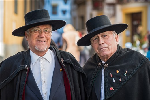 These finely dressed Cordoban gentlemen were out for a Sunday stroll.