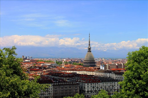 Panoramic view of Turin