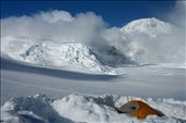 The first day of a great experience on Mt McKinley ends with a great cold place where to sleep..: by zena-denali, Views[214]