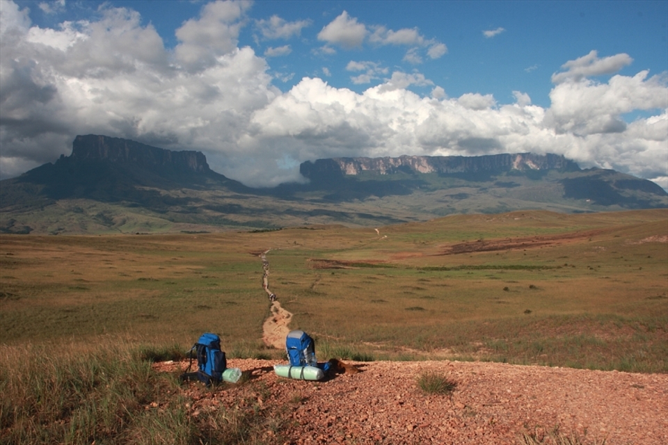 The “Up” adventure --  
I came to know Mt. Roraima when I watched the movie “UP”. Mt. Roraima includes the triple border point of Venezuela, Brazil and Guyana. 
