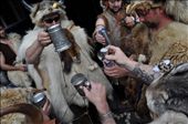 Vikings (and Valkyries) rally and plot their raid before the Little Norway Festival in Petersburg, Alaska.: by zieak, Views[854]