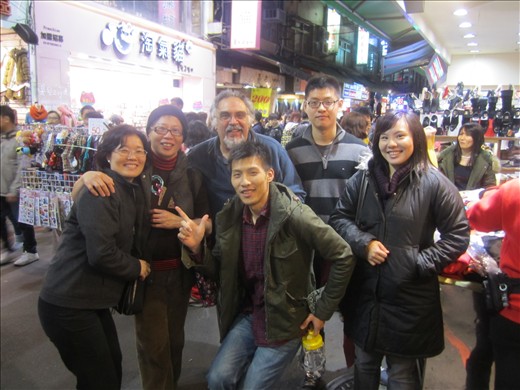 Reunion with past ELI friends - Night Market Taipei