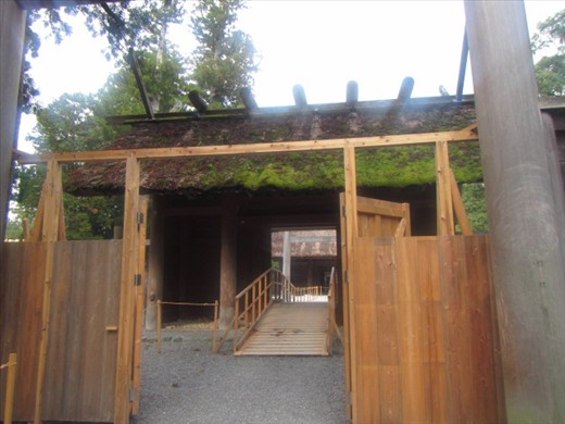 Ise Shrine -outer shrine - they just built a new one - every twenty years