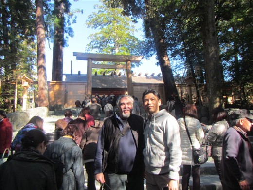 At the inner shrine - packed with people