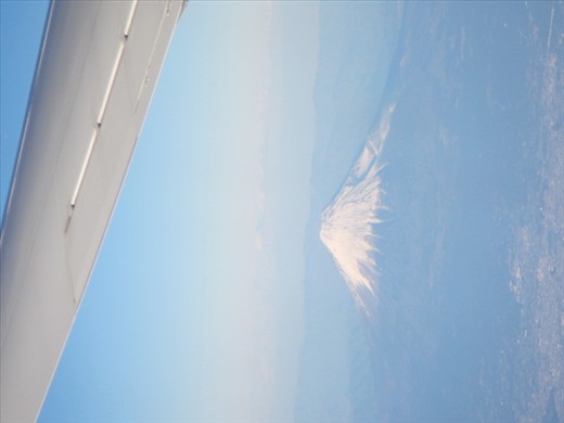 Mt. Fuji bids me farewell