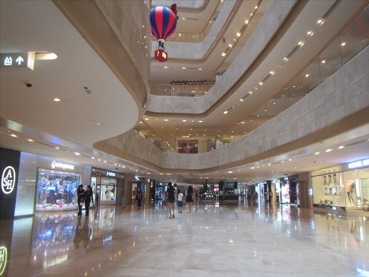 The mall down the street