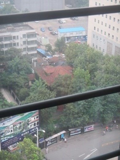 Rabe's house from my apartment window